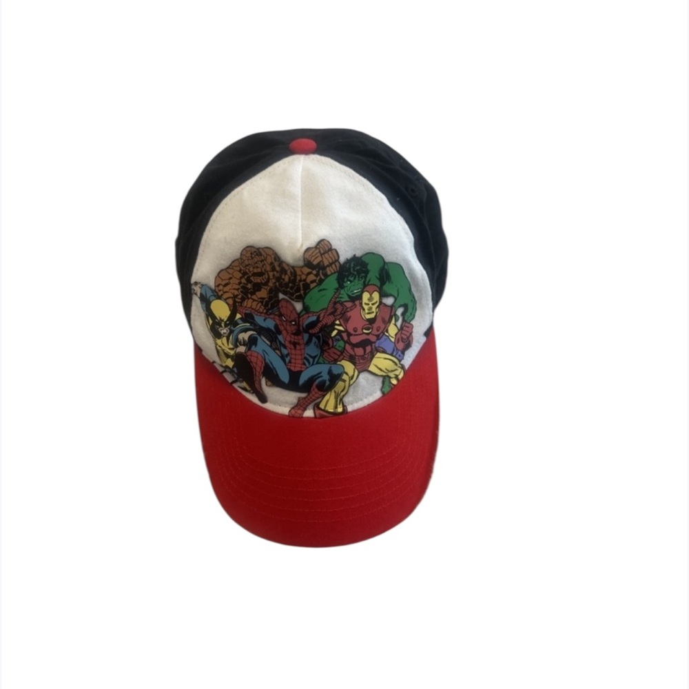 Vintage Marvel Universal Studios Hat Wolverine Spiderman Hulk Ironman